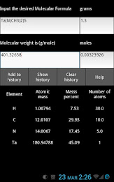 ExN Molecular Weight Calc Free poster 1