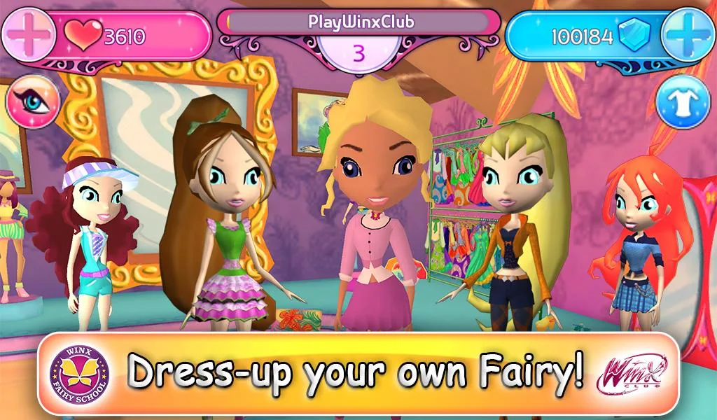 Winx Club: Winx Fairy School - screenshot