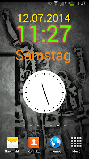 【免費工具App】Custom Clock Widget Lite OMD-APP點子