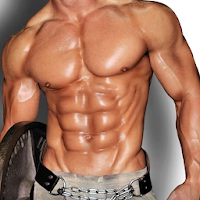 男性の腹部の締め付けエクササイズ - 腹筋運動