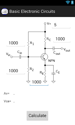 Basic Electronic Circuits Calc