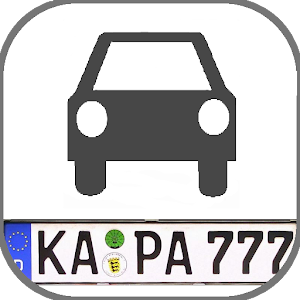 KFZ Kennzeichen D/A/CH/I/PL/F logo