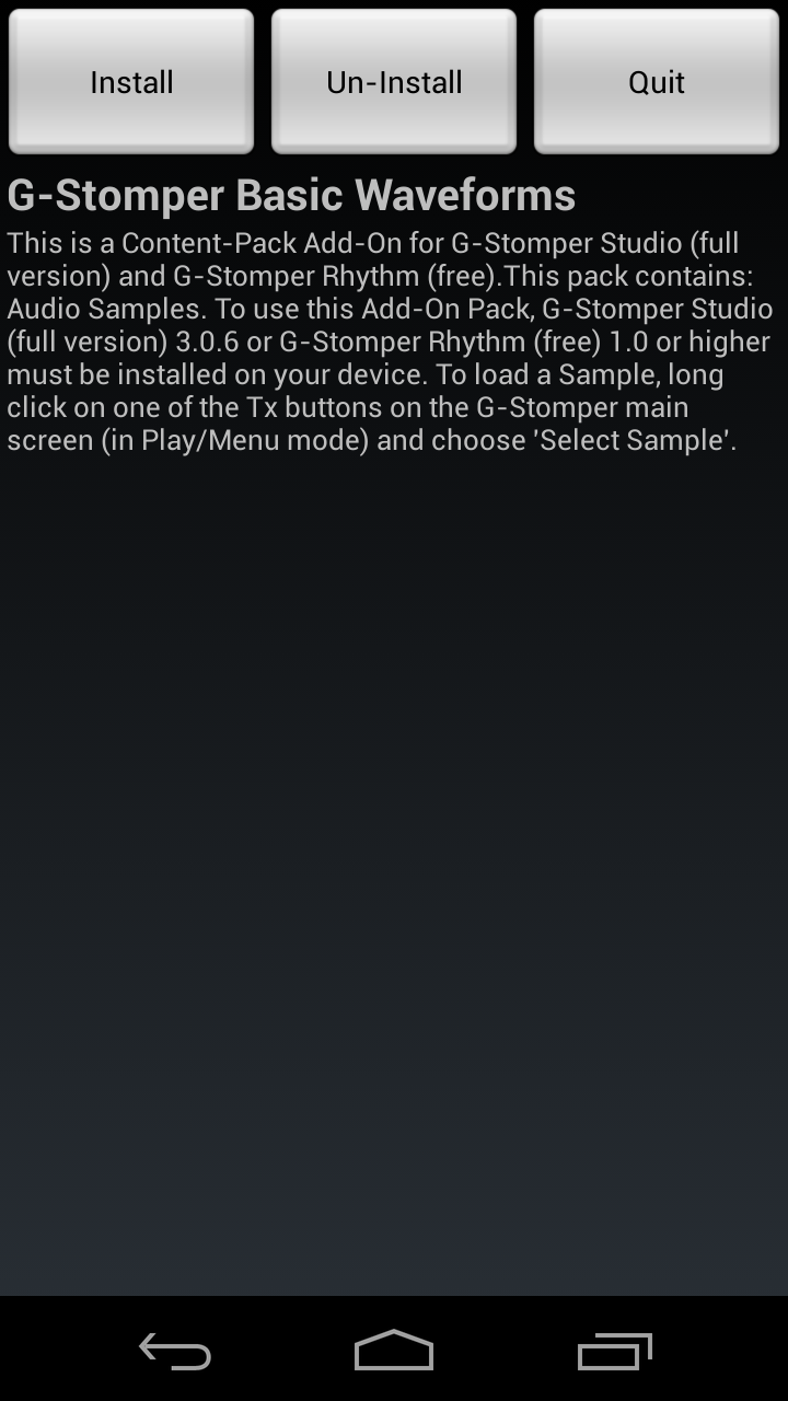 G-Stomper Basic Waveforms Pack Screen 3