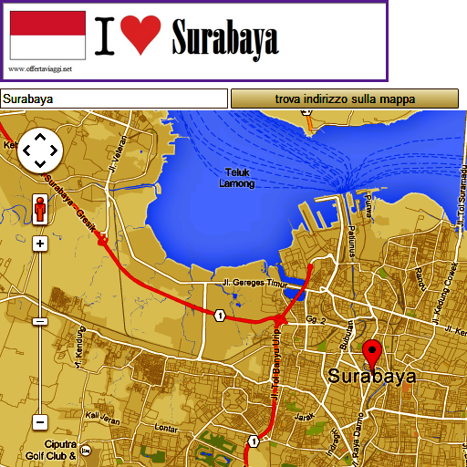 Surabaya map