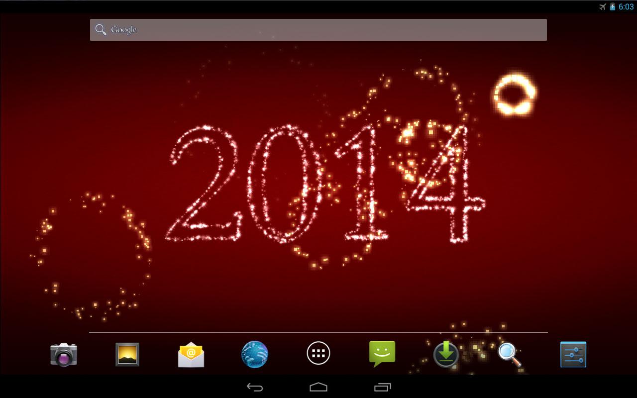 New Year Fireworks 2014 LWP - screenshot