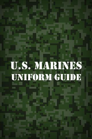 Uniform Guide Marine Corps