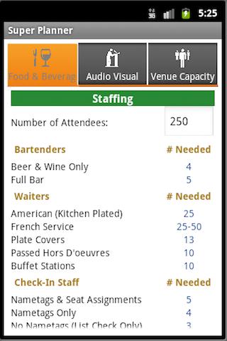 Super Planner - Event Planning Screen 3