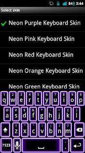 How to install Purple Neon Keyboard Skin patch 1.0 apk for android