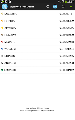 Cryptsy Coin Price Checker