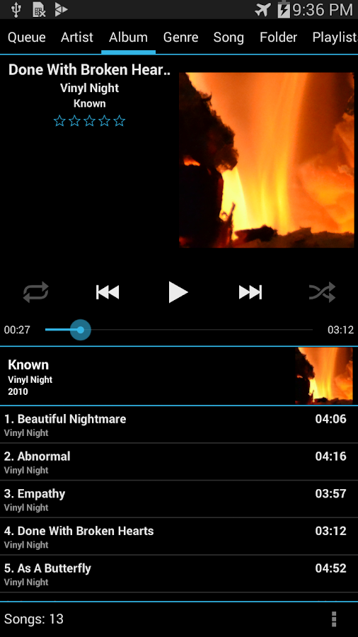 GoneMAD Music Player (Trial) - screenshot