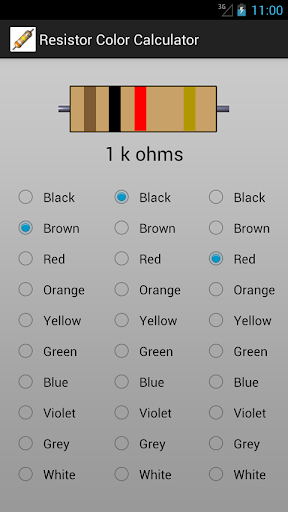 Resistor Color Code Calculator