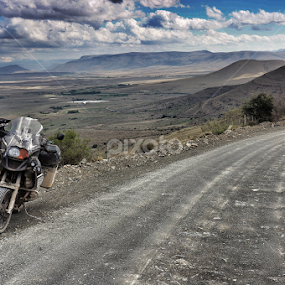 Swaershoek Pass by Neil Brown - Transportation Motorcycles