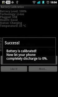 Batería Calibración Screenshot