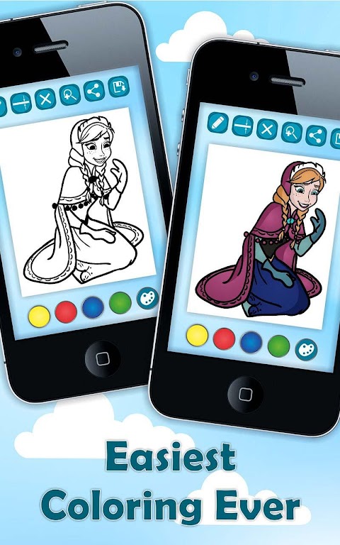 Coloring Pages Elsa Frozenのおすすめ画像3