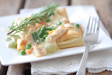 Inside Out Chicken Pot Pies