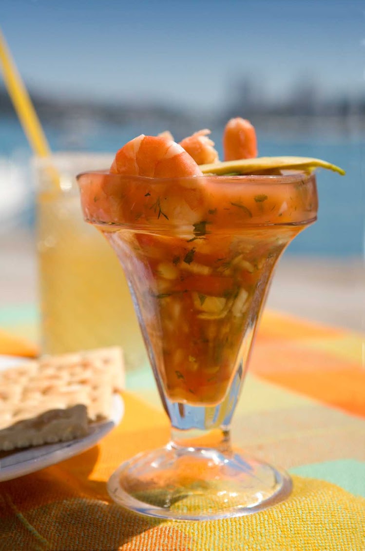 A ceviche appetizer in Acapulco, Mexico.