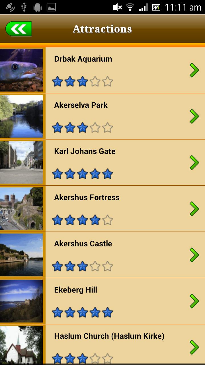 Oslo Offline Map Travel Guide Screen 2