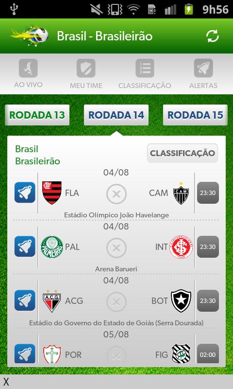 Hora do Gol, Futebol do Brasil Screen 2