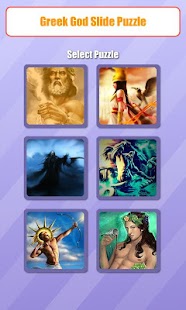 Greek Gods Sliding Puzzle