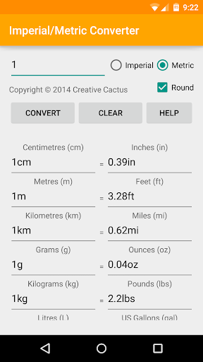 【免費生產應用App】Imperial Metric Converter-APP點子