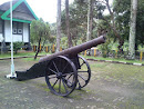 Ancient Cannon on Benteng Somba Opu