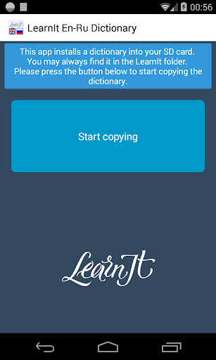 LearnIt Dict En-Ru