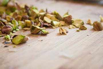 Pistachio Pesto Pasta with Sweet Peas &amp;amp; Walnut Parmesan