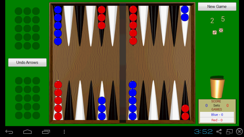 Backgammon Screen 2