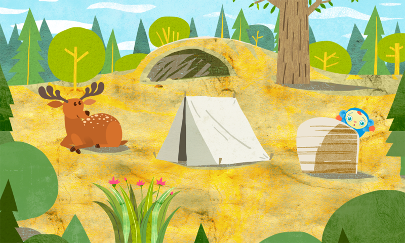 Peekaboo Goes Camping Game Screen 2