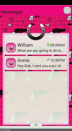 GirlsNGuns GO SMS THEME