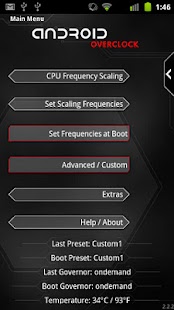 Overclock for Android Screenshot