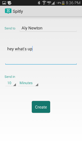 Spitly: Text Message Scheduler