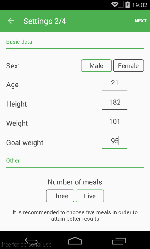 UltraDiet+ Get Slim Now! Screen 2