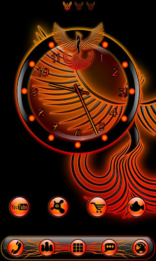 PhoenixFlame Clock Widget