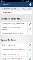 Checklist App for Scene Exam APK スクリーンショット画像 #1