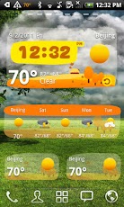 GO Weather Mid-Aut Widget Skin
