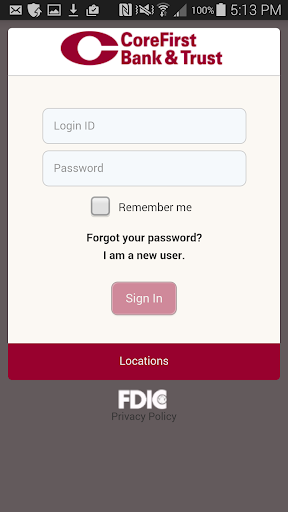 CoreFirst Bank Trust Mobile