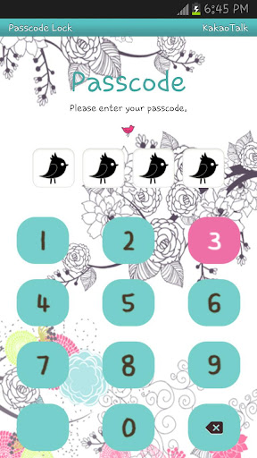 Kakaotalk theme - Flower bird