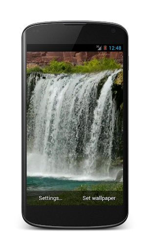 Waterfall video live wallpaper