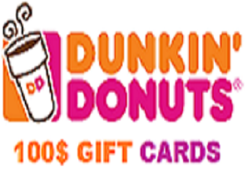 Free Dunkin Donuts Gift Cards