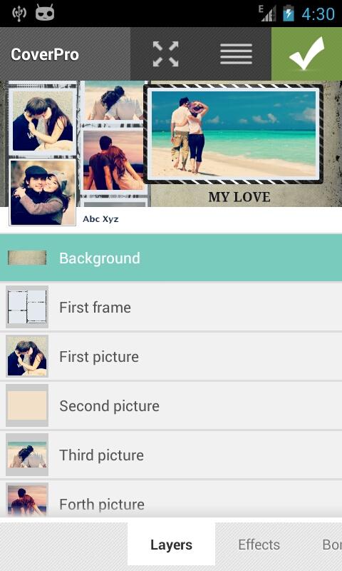 Template Love - CoverPro Screen 3