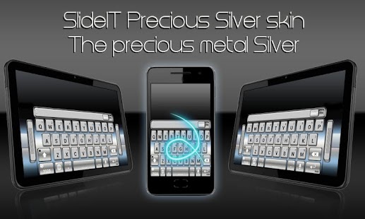 How to install SlideIT Precious Silver Skin lastet apk for android