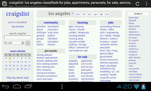 【免費社交App】Craigslist Classifieds Search-APP點子