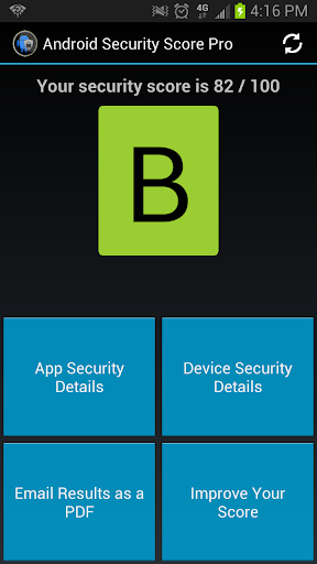 【免費生產應用App】Security Score for Android Pro-APP點子