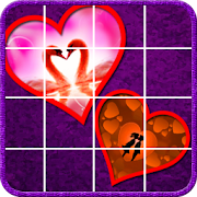 Beautiful Hearts Slide Puzzle  Icon