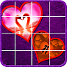 Beautiful Hearts Slide Puzzle Game icon