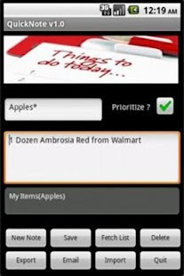 Quick Note Screenshots 1