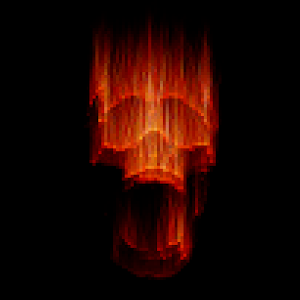 Live Wallpaper - Flaming Skull