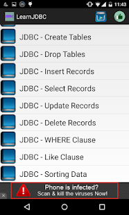 Learn jdbc Screenshots 1