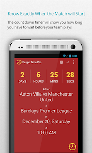 Android application Fergie Time Pro screenshot